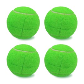 Magicorange 4 PCS Precut Walker Tennis Balls for Furniture Legs and Floor Protection, Heavy Duty Long Lasting Felt Pad Glide Coverings (Cyan)