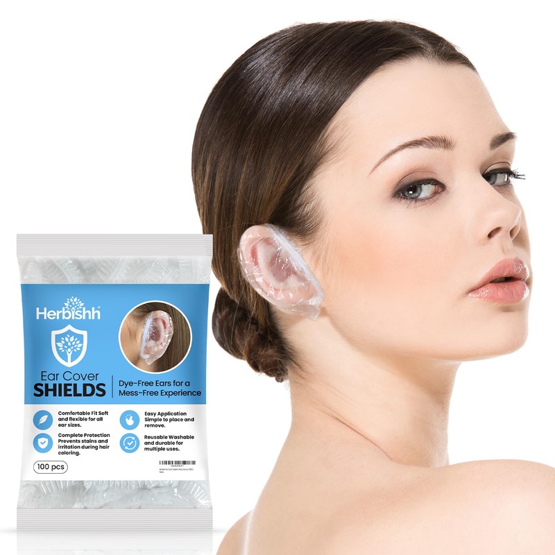 Herbishh Fundas protectoras de color para el cabello, reutilizables, protección