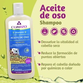 Shampoo Aceite De Oso Cuarzo 550 Ml                                                                                                                   