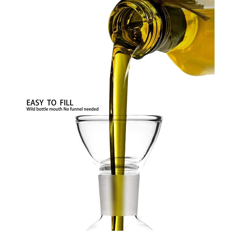 HAIZEEN 4 oz / 125 ml Glass All-Purpose Cruet, Glass