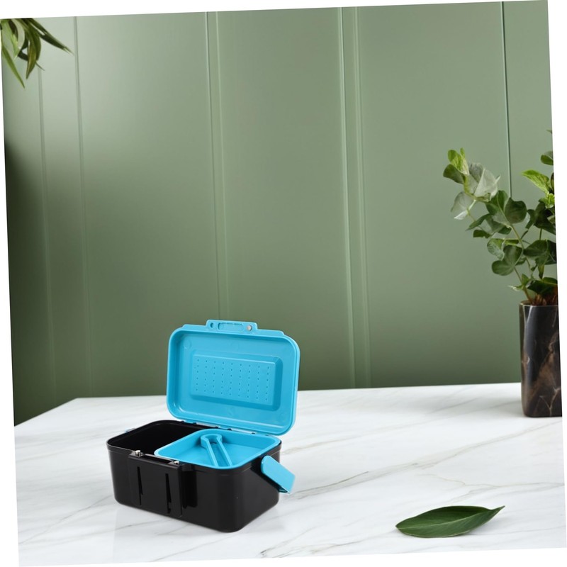 Abaodam Fishing Bait Container Worm Bait Holder Portable Tackle Box