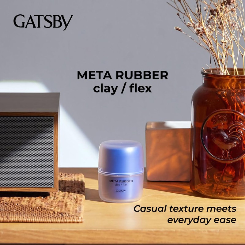 GATSBY(ギャツビー) Meta Rubber Clay Flex [Men's Hair Wax Matte Hard]