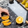 Diflart Natural Marble Stone Cutting Board for Kitchen, 16x20 Inch,