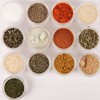 Chiyyak Stackable Spice Jars, Pack of 6 Spice Boxes, Storage