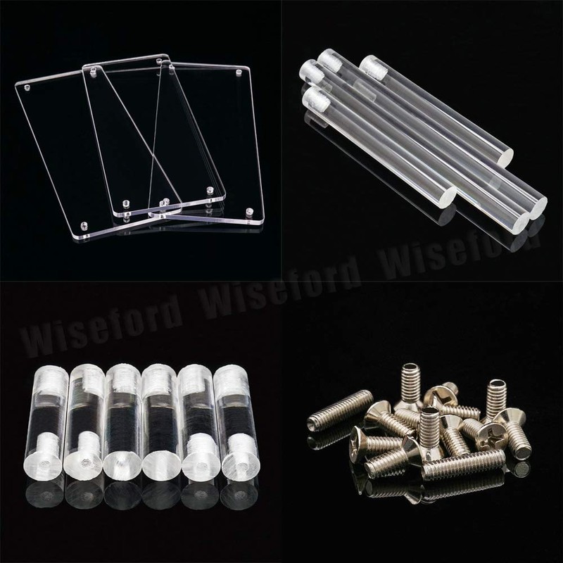 Tingacraft 3-Tier Self-install Acrylic Riser Display Shelf for Cosmetics​ Cupcake