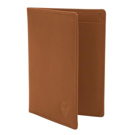GERMANUS Leather Wallet for Vehicle Registration and Credit Cards Brown, brown, Classic
