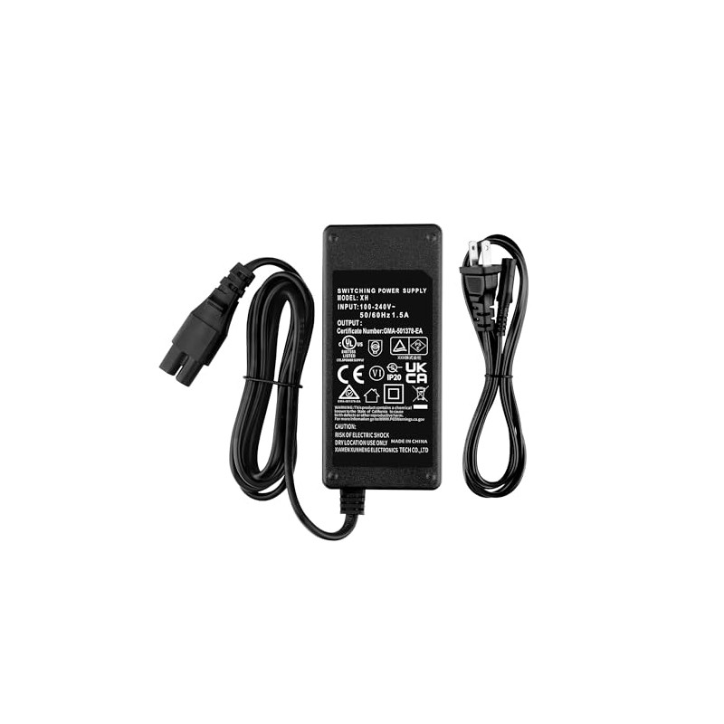 FITE ON 2-Prong AC/DC Adapter Compatible with Cloud Massage RF-660