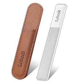 Glass Nail File, Upgraded Nano Glass Nail Polish kit, Used for Shaping, polishing and polishing Natural Nails, fine Crystal Nail File Set, Professiona