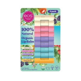 EOS Bálsamo Humectante para Labios 9 Pzas