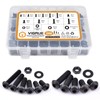 VIGRUE 288PCS M6 M8 Button Head Hex Socket Cap Screws