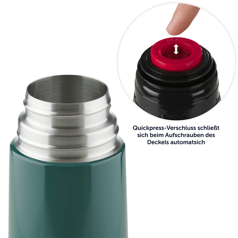 Blumtal Eifel Stainless Steel, Leak-Proof Thermos Flask with Drinking Cup
