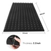 4 Pack Black Acoustic Foam Panels,48x24x2 Inch Sound Proof,High Density