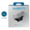 Harry's Men's 5-Blade Replacement Razor Blade Refills, 12 Count