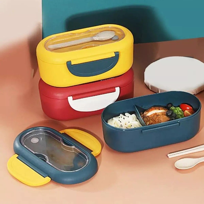 Lecute Lonchera Vaso Termo Escolar Oficina Cubiertos Alimentos