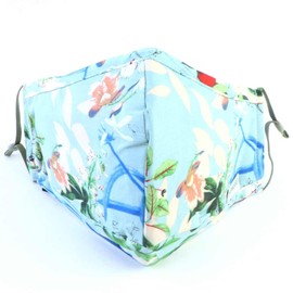 Komodo Face Mask Reusable Cloth Face Mask - Blue Floral