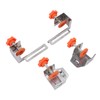 Cryfokt 4PCS Drawer Front Installation Clamps, 12mm to 50mm Adjustable