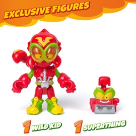 SUPERTHINGS Wild Scorpion – SuperThings Scorpion vehicle. Includes 1 exclusive Wild Kid and 1 exclusive Wild Villain SuperThing. With shooter and scorpion pincers to capture heroes
