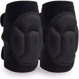 JYSW Knee Pads Comfortable Non-Slip, Thick Extra Foam Cushion for Scrubbing Floors, Gardening, Yoga & Construction, Soft Inner Liner, Strong Double Straps and Adjustable EasilyI(M), Medium