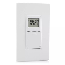 DEWENWILS 7 Day Programmable In-Wall Timer Switch Digital , ON/Off Settings