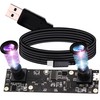 G Double Lens USB Camera Module 1080p 30fps Webcam Board