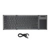 Portable Bluetooth Keyboard Foldable Multi Device Travel Keyboard with Touchpad