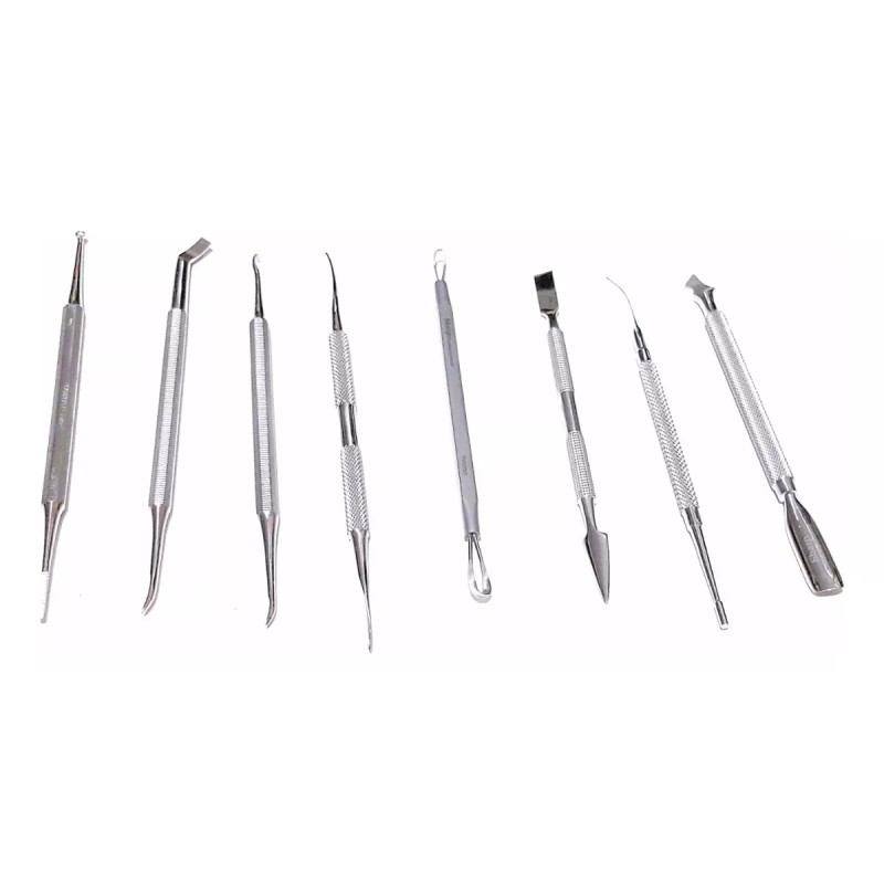 Sharp Manicure,set-sharp,acero-inoxidable Importado 8 Pzs,1 Juego
