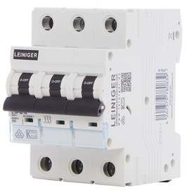 LEINIGER Circuit Breaker / LS Switch / Circuit Breaker / Fuse / 1-Pin / 3-Pin / B or C / 2A - 63A / VDE Certified (3-Pin C: 6A)