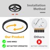 Unicozin Dimmable LED Flush Mount Ceiling Light with Remote Control,