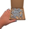 SKIR'CO (20 pcs) DIN 571 Zinc Plated Steel Hexagon Head