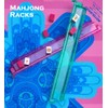 Morihaza Mahjong Tile Rack & Pusher 4-Pack Acrylic All-in-One Tile