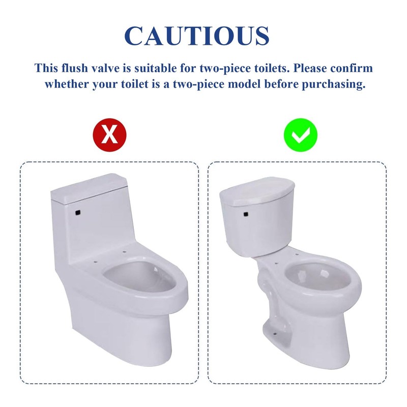 Goddessmoon Toilet Flush Valve Replacement Kit, Compatible with Kohler 85406,