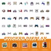 100PCS Small Sized Gamepad Stickers, Cool Classic Game Remote Control