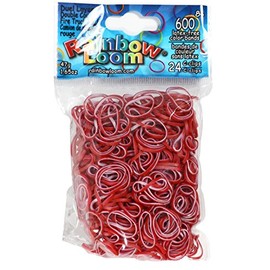 Rainbow Loom Dual Layer Bands, Firetruck Red