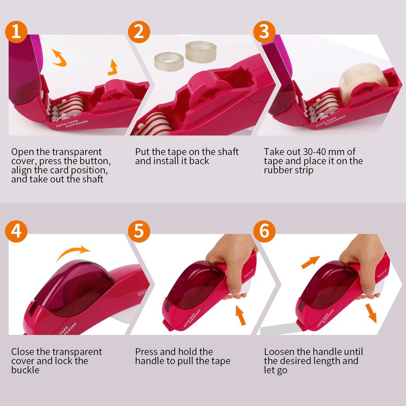 Eagle Tape Dispenser, Semi-Automatic Tape Dispenser, 12 mm - 19