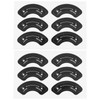 SING F LTD 12pcs Lock Unlock Direction Stickers Left Side