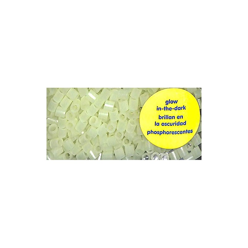 [Set of 2] Perler Beads, Glow Green, 1000 Pieces x