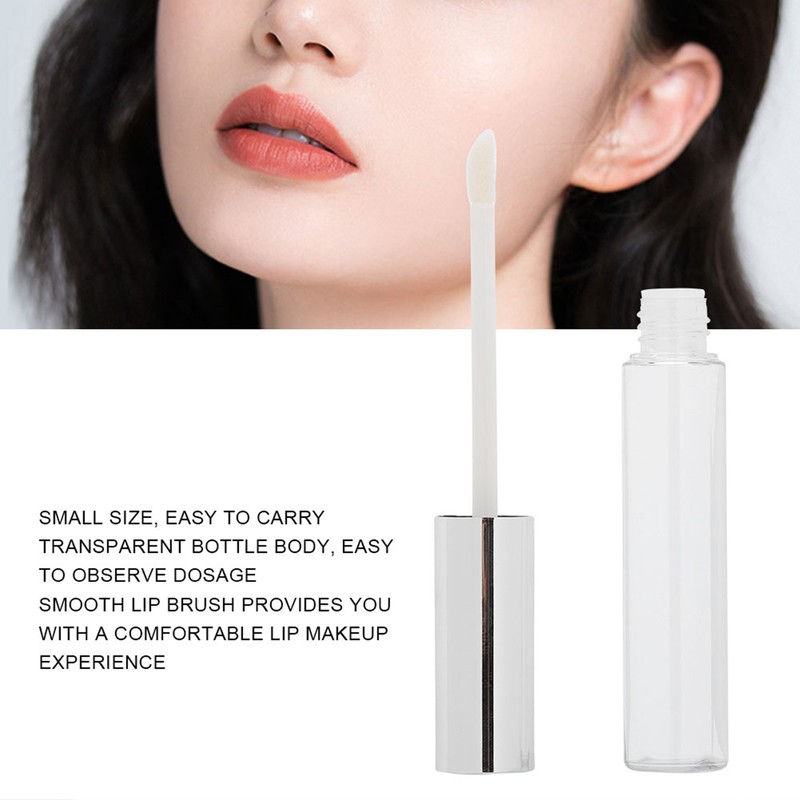 50pcs Refillable Lip Gloss Bottle DIY Empty Lip Oil Tube