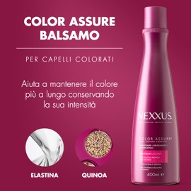 Nexxus, Color Assure Conditioner for Coloured Hair, Elastin and Quinoa Based Formula for Nourishing and Shiny Hair and Longer Vibrant Colour, 400 ml