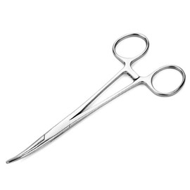 YFFSFDC フォーセップ 鉗子 鈎外し 錆びにくいステンレス製 針はずし プライヤー 釣り道具 ペット耳の毛抜き用 手芸用かんし 釣り具 操作が簡単 携帯便利 ベント型 16cm