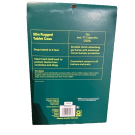 onn. Slim Rugged Tablet Case 11” New