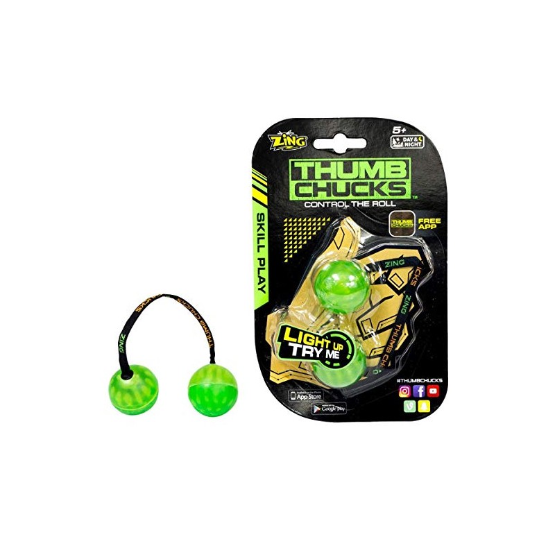 Zing Thumb Chucks-Green