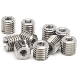 Male Thread Reducing Nut 10 Pieces Stainless Steel Thread Reducer Nut Fixing Hardware