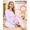 ViCherub Womens Thermal Underwear Set Long Johns Base Layer Fleece