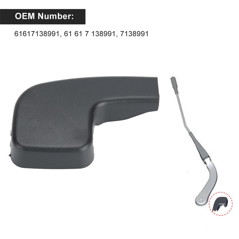 Front Wiper Arm Cover Trim RHD 61617138991 Fit for 3-Series