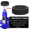 Rubber Bottle Jack Pad Protector Support Point Adapter Car Jacking