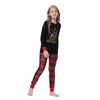 VENTELAN Matching Christmas Family Pajamas Sets Christmas Tree Print Top