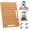 Joy&Grace Appliance Slider for Kitchen Appliances 360° Rolling Sliding Tray