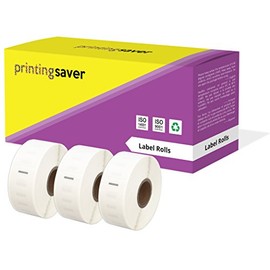 Printing Saver 3X 11352 25 x 54 mm Compatible Return Address Labels Rolls (500 Labels per Roll) for LabelWriter 310 320 330 4XL 400 450 Turbo/Twin Turbo/Duo & Seiko SLP Label Printers