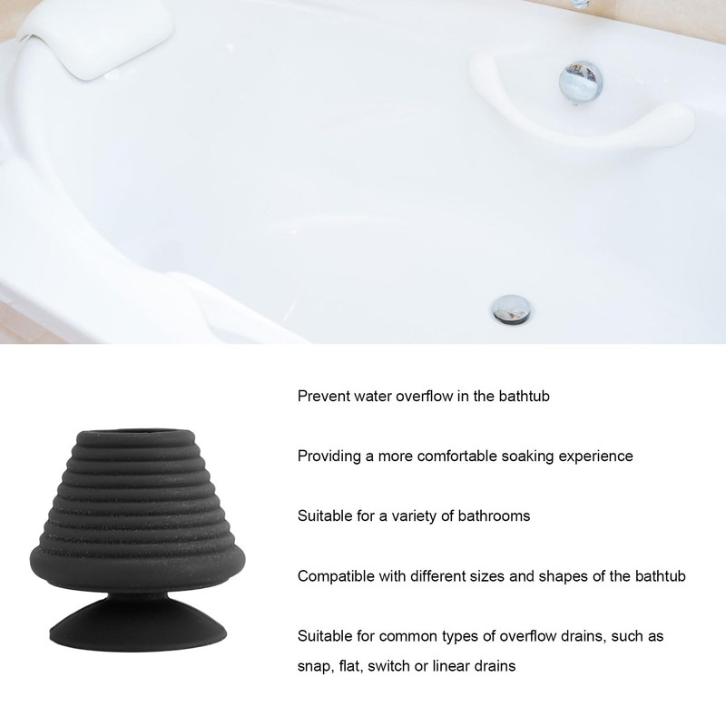 Bathtub Overflow Drain Cover Silicone Bathroom Overflow Drain Cover Tub