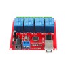 NOYITO 4-Channel 12V Computer USB Control Switch Relay Module Drive-Free